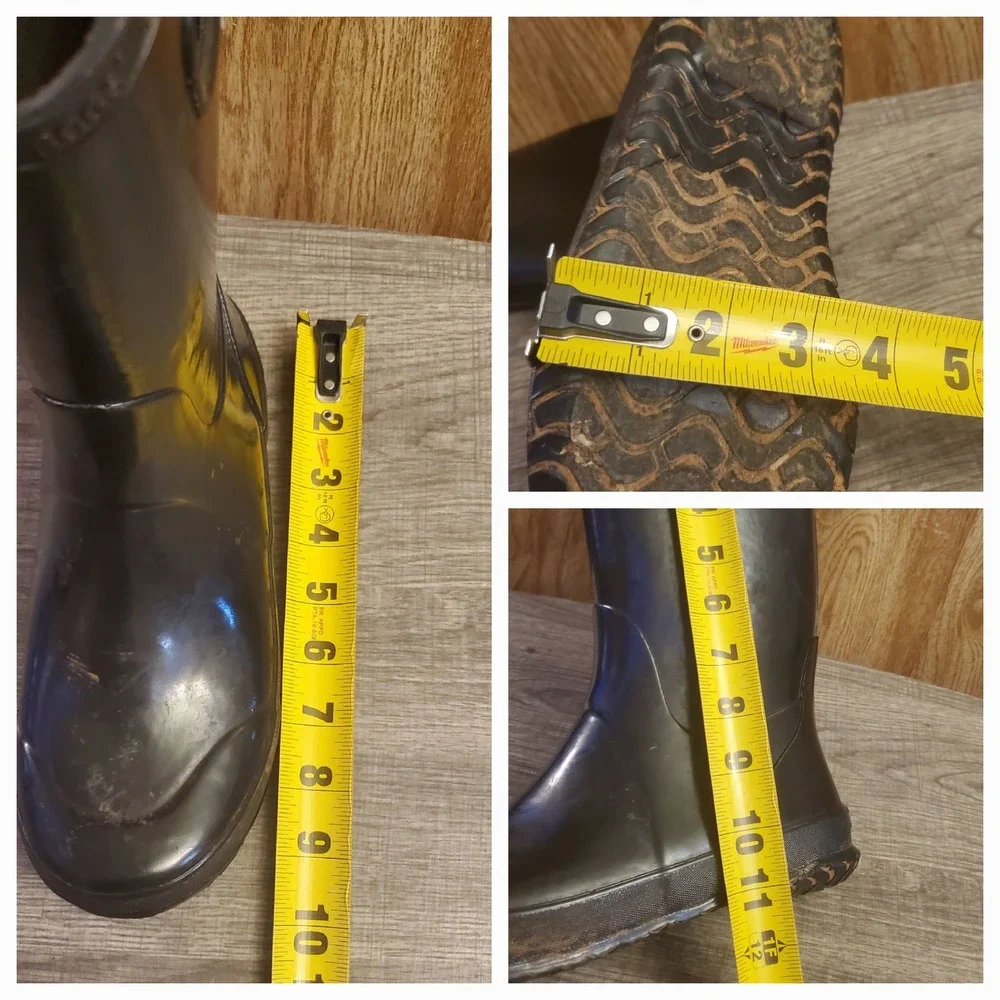 Bogs Tall‎ Slip On Rainboots Youth Size 6 Black
